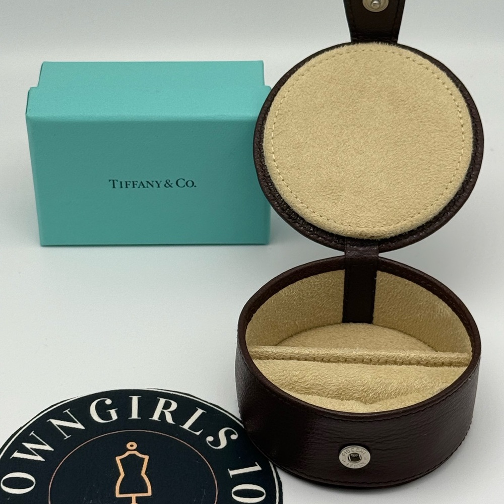 Tiffany & Co. Brown Leather Storage /Jewelry Case NWT